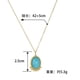 thumbnail image 1 of Zhuge Colgante de collar hecho a mano, collar colgante de piedra natural vintage (azul), 1 of 2