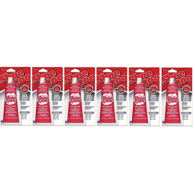 Adhesive Shoe GOO® 105 g (paquete de 6, transparente)