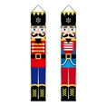 thumbnail image 1 of Nutcracker Décorations de Noël - Bannière Nutcracker - Modèle de Soldat Taille Réelle Logo de Porche Nutcracker - 2 Pcs, 1 of 10