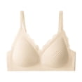 thumbnail image 1 of Bubble Wheat Ear Lace Bra Seamless Small Chest Gathering Side Collection Side Breasts To Sagging No Ring Soft And Skin Friendly Comfortable Feeling, 1 of 4