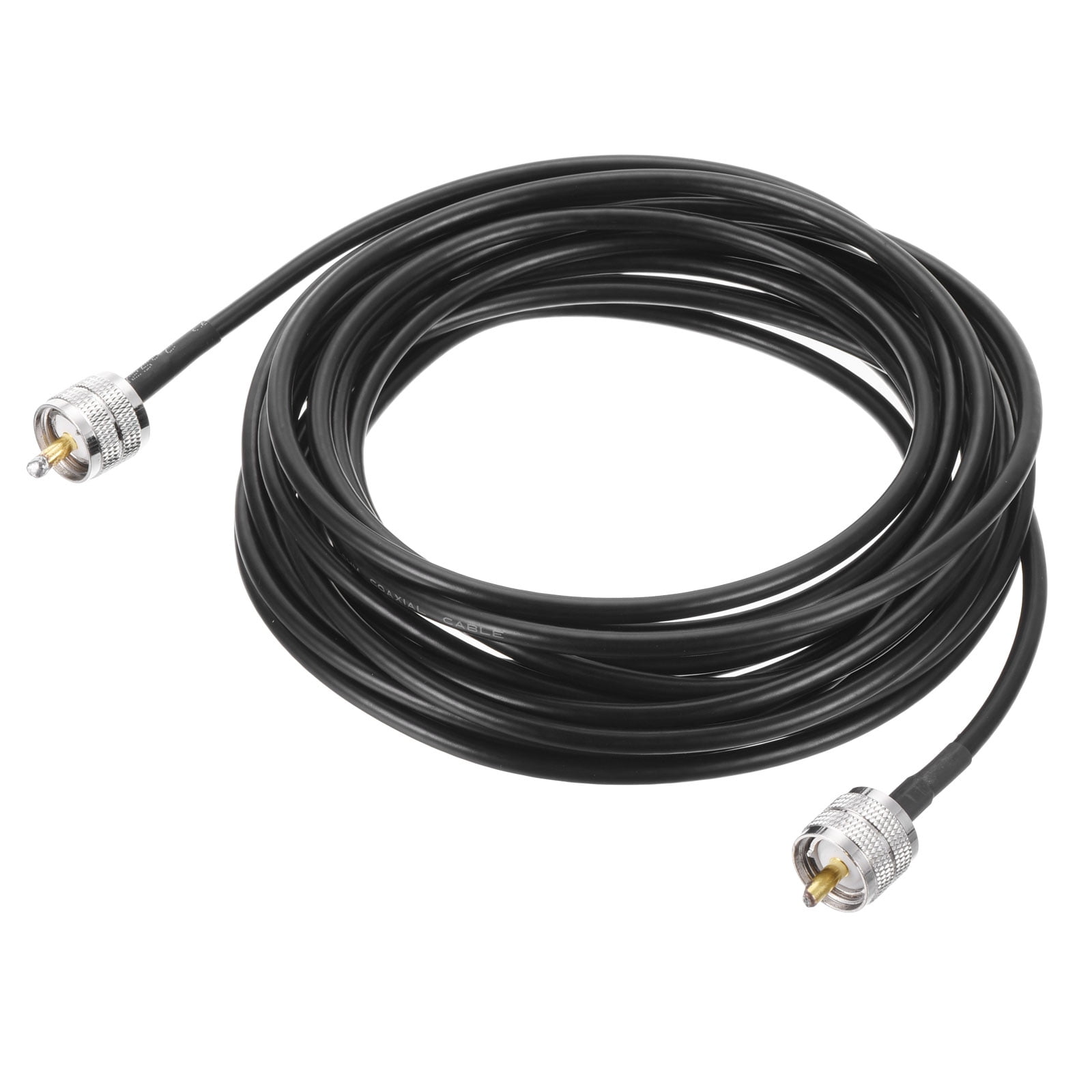 Unique Bargains RG58 RF Coax Cable UHF Male to UHF Male Antenna