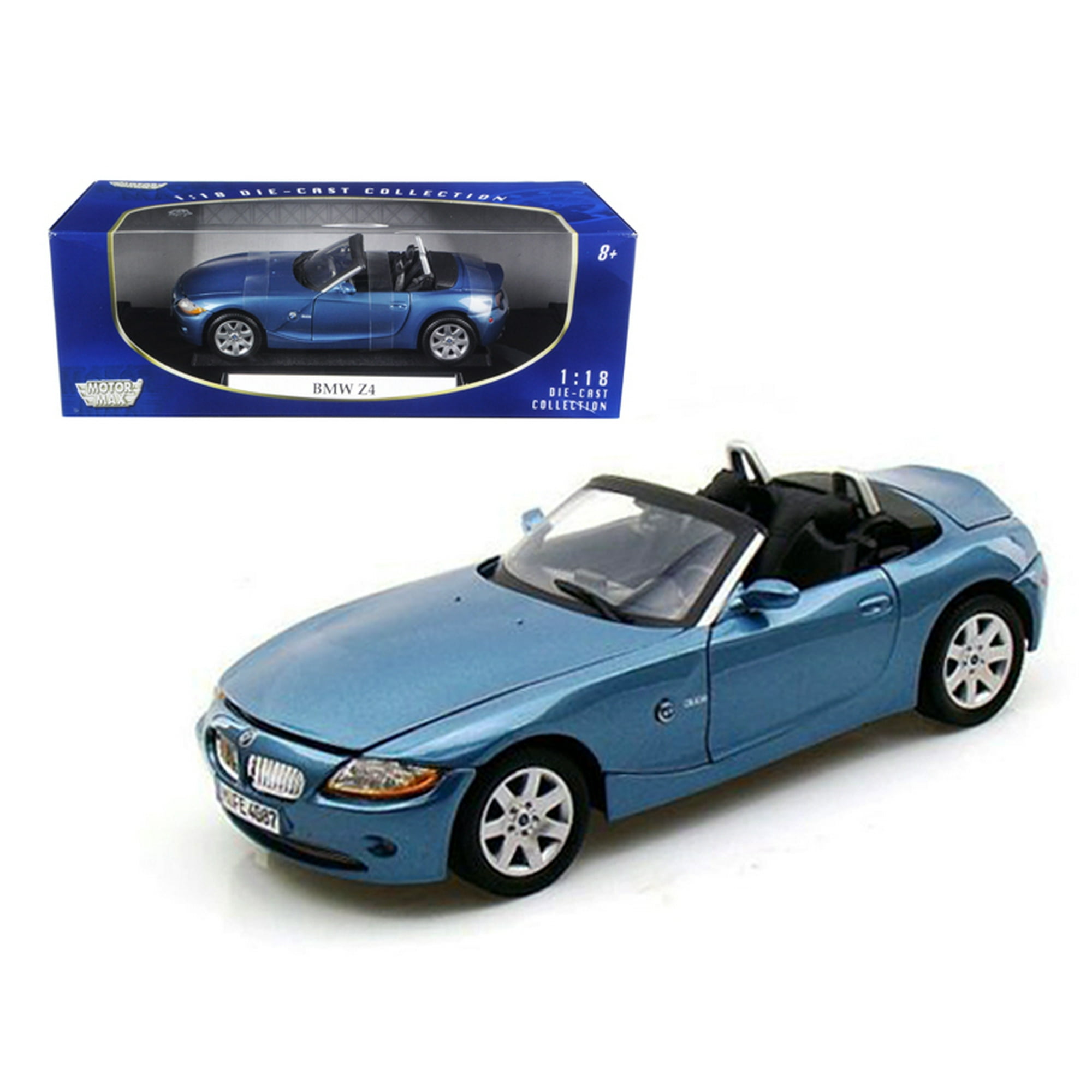 ミニカー BMW Z4 BMW Z4 Convertible Blue 1/18 Diecast Model Car by Motormax