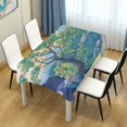 thumbnail image 4 of Yayeee Tablecloths 60" x 60" Rectangle Wrinkle Resistant Party Table Cover, Beige Tree, 4 of 8