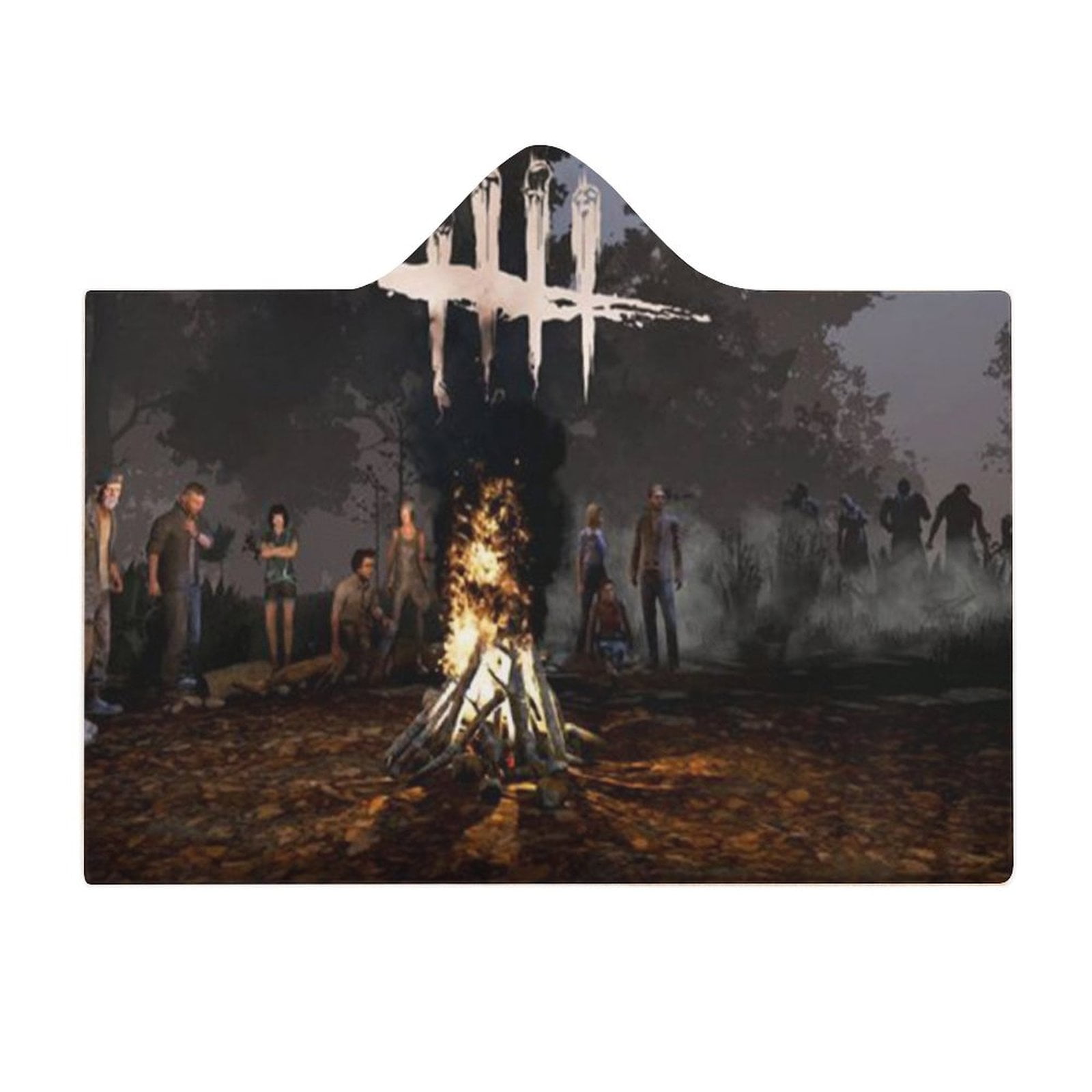 Dead by Daylight DBD Wearable Blanket Cloak Arctic Velvet Hooded Blanket Soft Fuzzy Hoodie Blanket Cape for Adults Kids 40"x50"