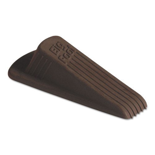 New Master Caster Big Foot Doorstop, No-Slip Rubber, 2.25w x 4.75d x 1.25h, Brown, 12/Pack,Each New Master Caster Big Foot Doorstop, No-Slip Rubber, 2.25w x 4.75d x 1.25h, Brown, 12/Pack,Each