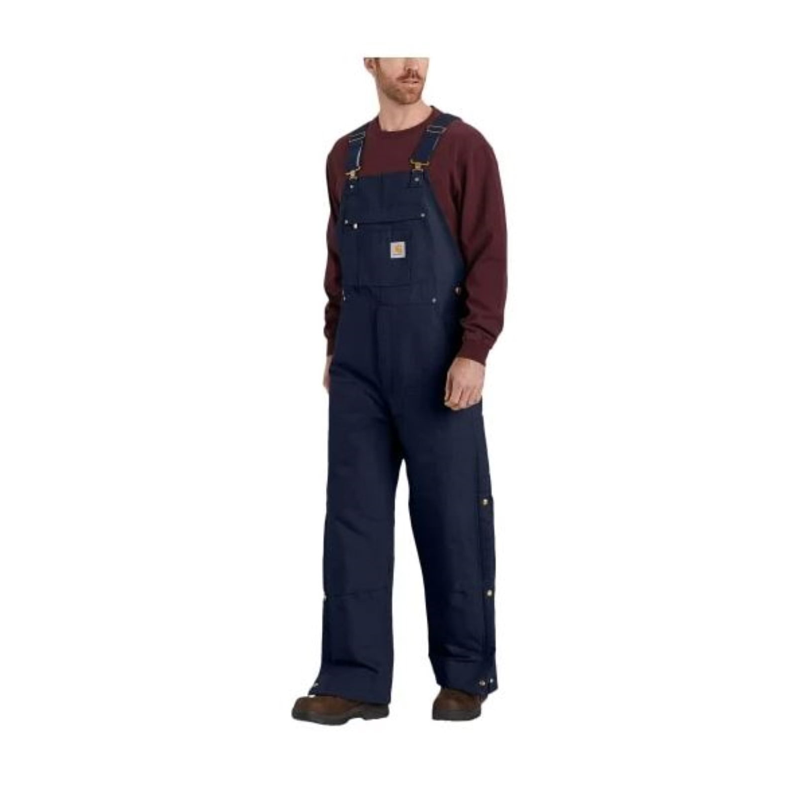 Carhartt Men's R01 Duck Bib Overall - Walmart.com