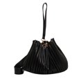 thumbnail image 1 of Bolsos pequeños plisados ​​de moda para mujer, bolsos de mensajero versátiles, bolsos de hombro, bolsos de cubo de moda, 1 of 4