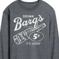 thumbnail image 3 of Barq's - Iconic Drinks & Beverages - It's Good 5 Cents - Men's Long Sleeve T-Shirt, 3 of 5
