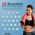 thumbnail image 3 of Bisonbody Smart Digital Bathroom Body Scale – Large Display Accurate Result – 22 Metrics including Cardiac Index, Heart Rate, Body Fat, BMI – Tempered Glass – App Support Bluetooth with Free Batteries, 3 of 6