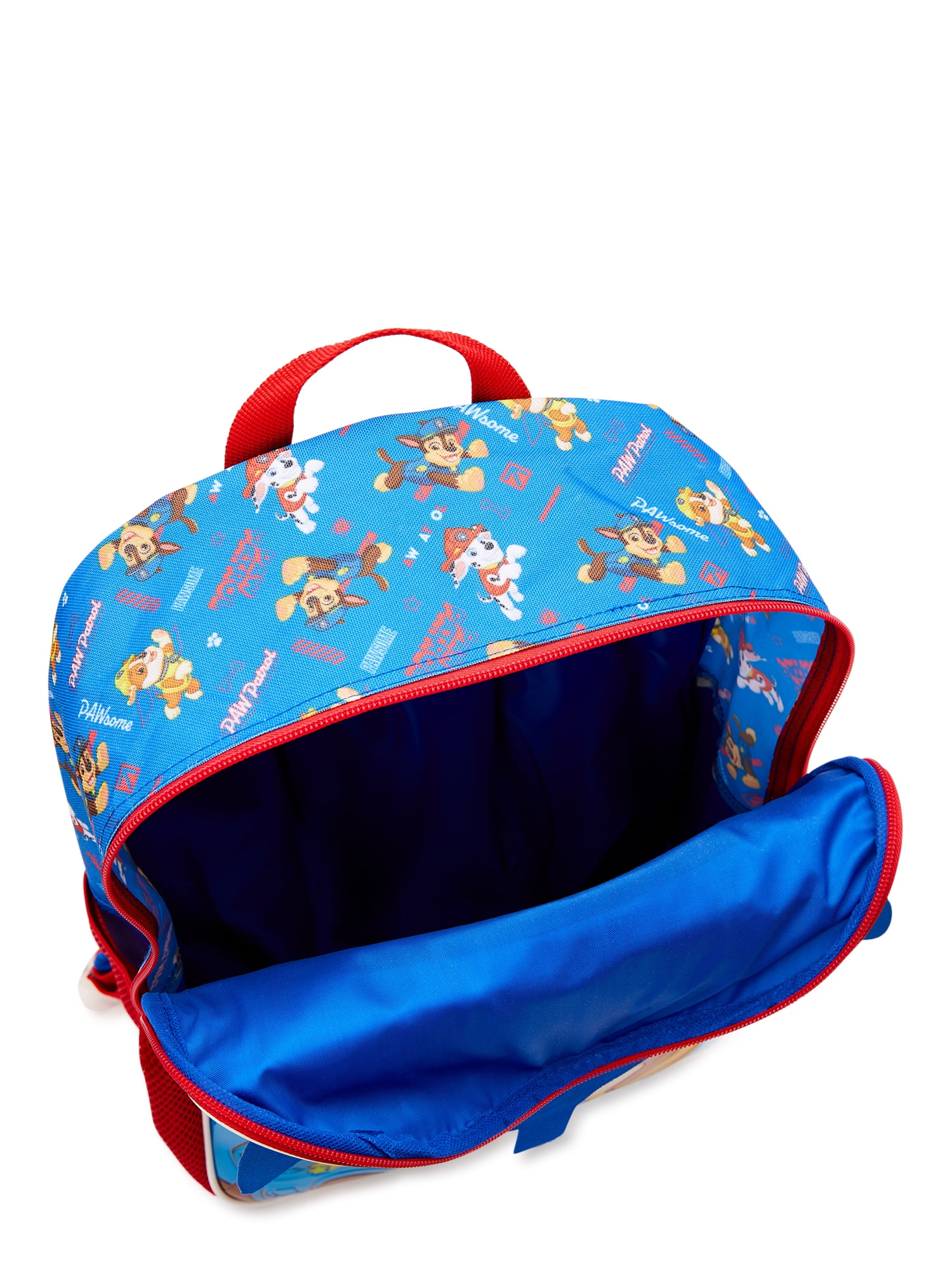 Paw Patrol Boys 17 Laptop Backpack School Bookbag with Adjustable Straps Blue Red Walmart