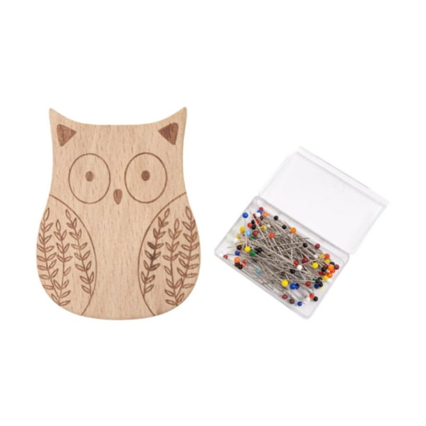 Kit de alfileres y agujas para coser Búho