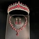thumbnail image 1 of Wedding Wedding Tiaras Crown Set with Earrings Kit & Necklac Handmade Luxury Crystal Hair Accessories Silver, 1 of 3