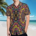 thumbnail image 5 of High Quality Hawaiian Shirts for Men Short Sleeve Aloha Beach Shirt Floral Summer Casual Button Down Shirts Blouses W4ZRHF, 5 of 7