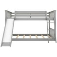 thumbnail image 5 of Full Over Bunk Bed, Gray - With Foldable And Telescopic Slide Construction Bed Reclinable ,, 5 of 6