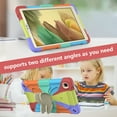 thumbnail image 3 of Kids Case for Samsung Galaxy Tab A7 Lite, Shockproof Light Weight Butterfly Back Wing Stand Cover for Samsung Galaxy Tab A7 Lite 2021 8.7 Inch SM-T220/T225,Rainbow Red, 3 of 6