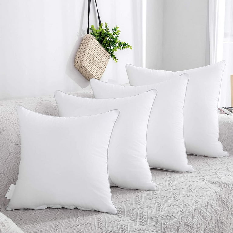Utopia, Accents, Utopia Super Soft 2 X 20 Throw Pillow Inserts Square  Cotton Cover 2 Pack New
