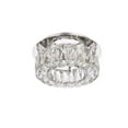 thumbnail image 3 of Monroe 12 inch LED single flush mount in chrome, 3 of 6