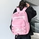 thumbnail image 1 of Mochila semitransparente Mochila de malla monedero transpirable multifuncional resistente al desgaste para deportes al aire libre (rosa), 1 of 3