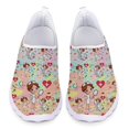 thumbnail image 1 of Zapatos de enfermera con dibujos animados degradados para mujer, zapatillas médicas para caminar, nuevas, ligeras, cómodas, sin cordones, para exteriores, suaves y transpirables, 1 of 5