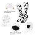thumbnail image 4 of Cow Spots Print Knee High Socks for Women Long Leg Warmers Socks, 4 of 7