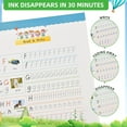 thumbnail image 2 of Estbridg Grooved Handwriting Practice Book Reusable Practice Copybooks Learn to Write for Boy Girl Reusable Handwriting Practice Set Calligraphy Workbook Grooved Activity Workbook for Adu, 2 of 7