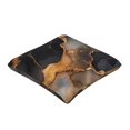 thumbnail image 3 of Multi-Size Linen Sofa Pillow Cover Invisible Zipper Open And Close Strong Use For Sofa Chair Garden Sofa Car Black And White Gold Marble 20"X20", 3 of 8