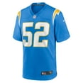thumbnail image 2 of Men's Nike Khalil Mack Powder Blue Los Angeles Chargers Game Jersey, 2 of 4