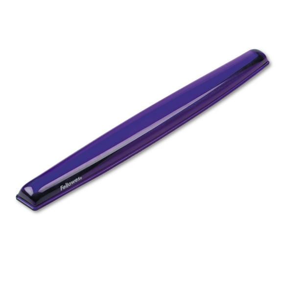 Fellowes Gel Crystals Keyboard Wrist Rest Purple 91437