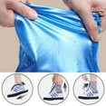thumbnail image 2 of Blue Portable Lengthen Shoes Cover Zippered Boots Protectors Waterproof Shoe Protectors Elastic Band Overshoes for Outdoor Rainy Day Adult - L, 2 of 7