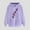 Purple Sweatshirt for Winter, variant on XPMWRP Women's Print Hoodies Drawstring Sweatshirt Long Sleeve Crewneck Cute Pullover Tops Fall Winter Casual Sweatshirt With Pocket Green XL