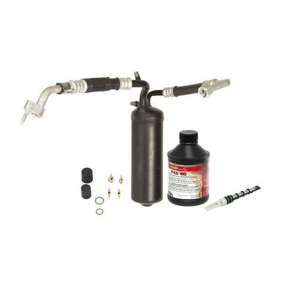 A/C Compressor Replacement Service Kit - Compatible with 2007 - 2019 Ford E-450 Super Duty 2008 2009 2010 2011 2012 2013 2014 2015 2016 2017 2018