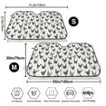 thumbnail image 3 of Haiem Funny Chicken Car Windshield Sun Shade - Blocks UV Rays Sun Visor Protector, Sunshade to Keep Your Vehicle Cool, Universal Fit SUV Van Sedan-Medium, 3 of 7