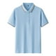 thumbnail image 1 of pstuiky Mangas cortas para hombre, Camisa informal de manga corta con cuello vuelto, cómoda y lisa, para hombre camisas casuales para hombre xl, 1 of 3