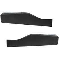 For 2015-2023 Murano Rear Lower Door Molding and Beltlines Black/Chrome SET PAIR