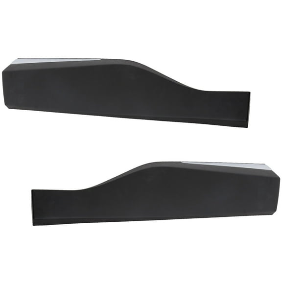 For 2015-2023 Murano Rear Lower Door Molding and Beltlines Black/Chrome SET PAIR