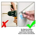 thumbnail image 4 of vinyl siding hooks for hanging, heavy duty light mailbox planter hanger 8 pack, 4 of 8
