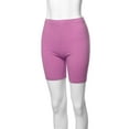 thumbnail image 5 of TheLovely Womens & Plus Basic Solid Cotton Mid Thigh High Rise Biker Bermuda Shorts, 5 of 5