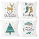 thumbnail image 2 of Teissuly 4Pcs Christmas Pillow Covers, Winter Throw Pillow Covers Cushion Case for Holiday Home Sofa Couch Teissuly WER2023112006414, 2 of 9
