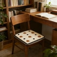 thumbnail image 6 of Velvet Soft Flock Chair Cushion - Ultra Soft & Supportive, Multi-Purpose Seat Pad for Dining Chair, Floor, Kitchen, Living Room & Bedroom, 6 of 6