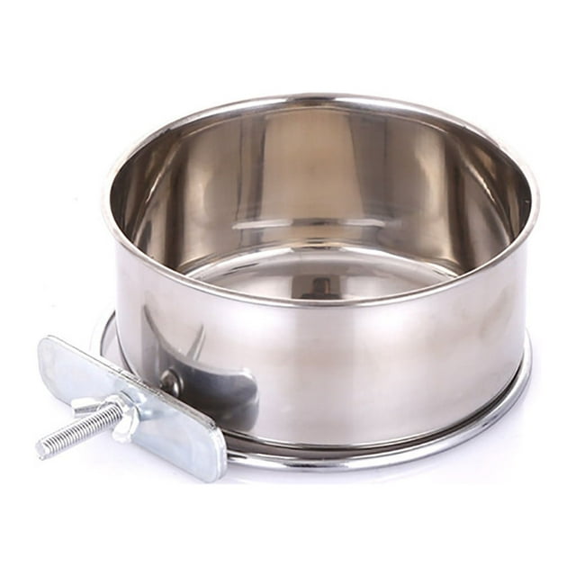 Xihbxyly Comedero de Acero Inoxidable para Perros, Diseño Colgante para Facilitar La Alimentación, Base Antideslizante para Mayor Estabilidad, Apto para Perros, Erizos y Mascotas Pequeñas, Fácil de L