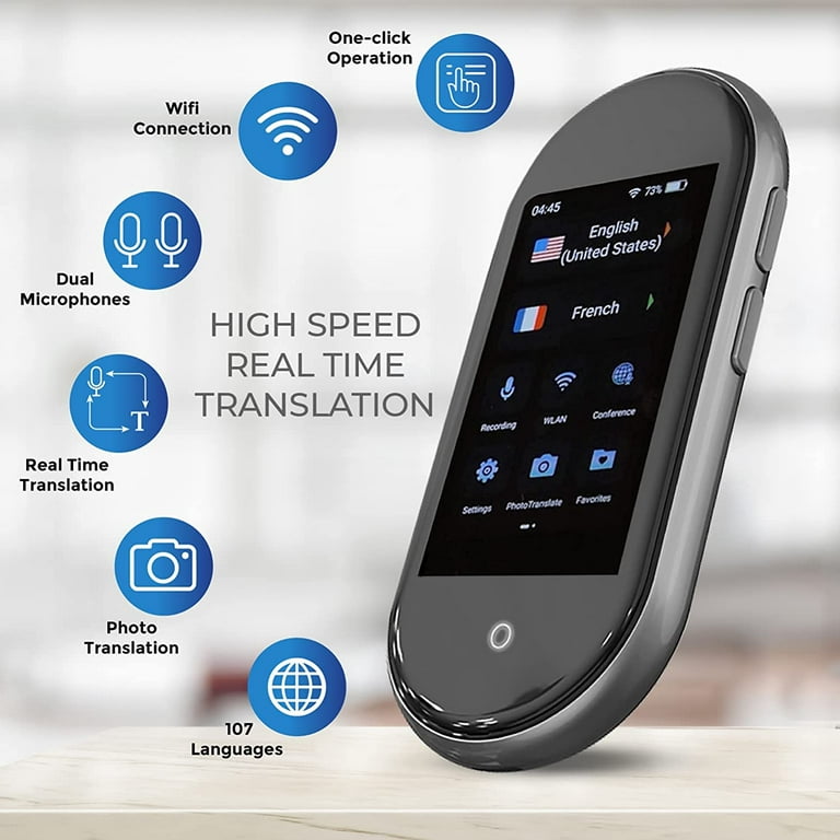 Poliglu Instant Two-Way Language Translator Device over 40