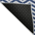 thumbnail image 3 of Addison Rugs Chantille Indoor/Outdoor Transitional Chevron Navy Washable Runner Rug, 2'3" x 7'6", 3 of 6