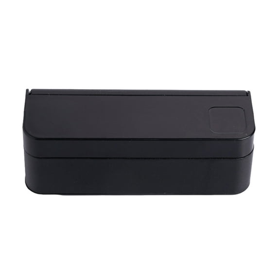 Pebbuoy Car Coin Box Convenient Car Change Holder Organizer Compact Durable Coin Storage Container for Auto Home