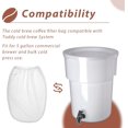 thumbnail image 3 of 2 Pack Cold Brew Coffee Filter Bags for 5 Gallon Brewers, Reusable Strainer Bags, Washable, 3 of 7