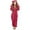Wine, variant on Girls Hooded Pajama Jumpsuit with Ears, Sherpa Lined Warm One-Piece Zipper Romper for Winter Sleepwear & Loungewear