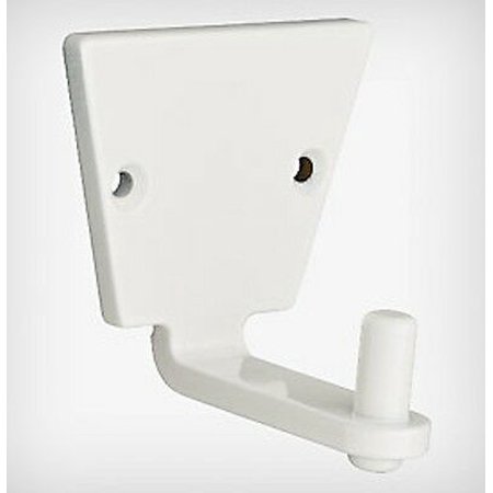 

162033 Young House Love Flat Geometric Picture Hanger Hook White Finish
