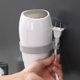 thumbnail image 4 of Colgador para secador de pelo, perforador gratuito, pasta de pared, estante para secador de pelo, baño, inodoro, estante de almacenamiento oso de fresa Electrónica, 4 of 5