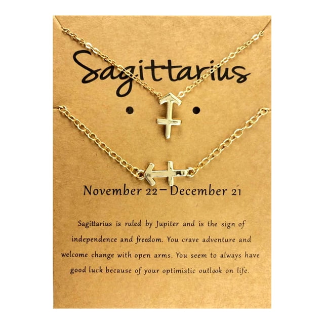 Héliisoer Douze Constellation Collier Ensemble de Bracelet Constellation