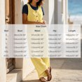 thumbnail image 6 of FRSASU Women's Sleeveless Wide‑Leg Jumpsuit Relaxed Fit Button‑Down Front Overall Jumpsuit with Big Side Pockets Yellow, 6 of 6