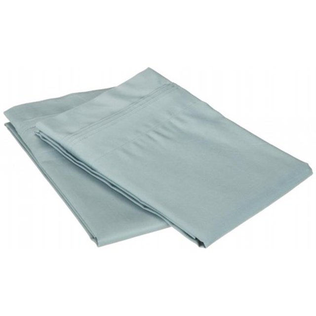 Egyptian Cotton 650 Thread Count Solid Pillowcase Set Standard-Teal